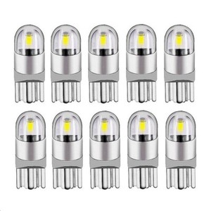 10 X Car White T10 LED 9smd Side Wedge Light Bulb W5W 194 168 2825 501 192 158