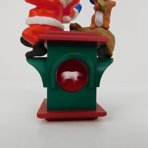 Hallmark Santa LIGHTED ORNAMENT City Lights Holiday Magic 1984 Christmas 3.5" - Picture 14 of 24