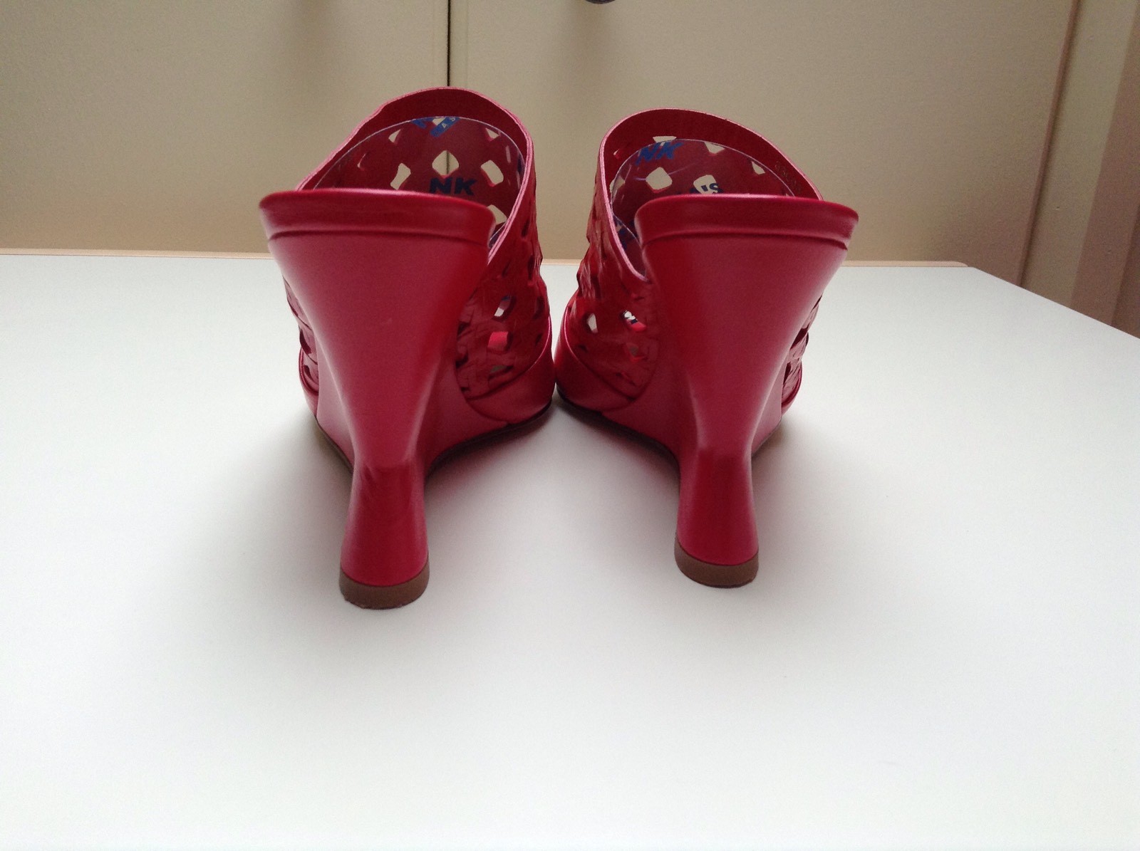LK Bennett Diana Pink Leder Wedge Slip Pristine On Schuhes UK 4/EU 37 Pristine Slip b1da09 LK Bennett Diana Pink Leder Wedge Slip Pristine On Schuhes UK 4/EU 37 Pristine Slip b1da09