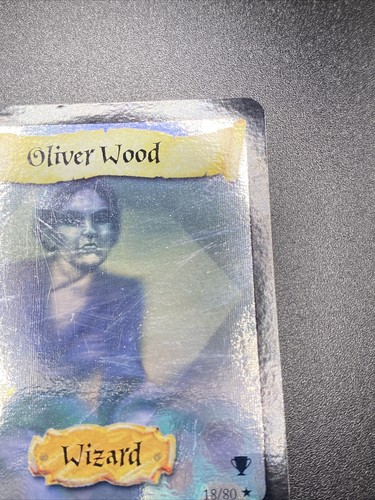 Harry Potter TCG OLIVER WOOD #18/80 Holo Foil Rare Quidditch Cup - Picture 2 of 9