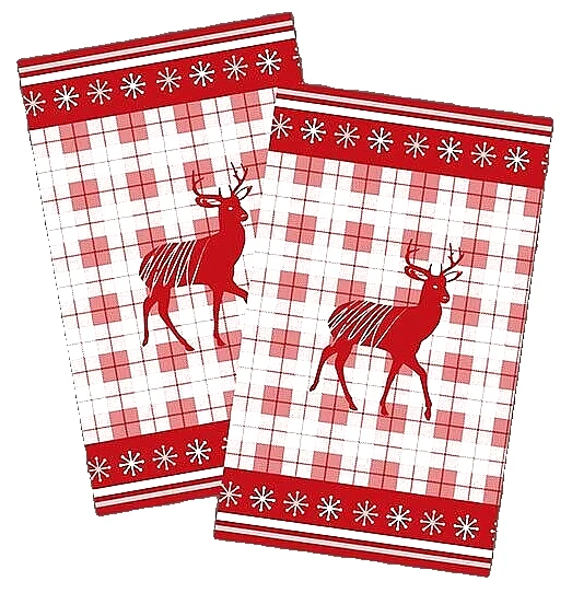 ✅ 2er Set Geschirrtücher Trockentücher Küchentücher Abtrockentücher Landhaus ✅ - Bild 2 von 4