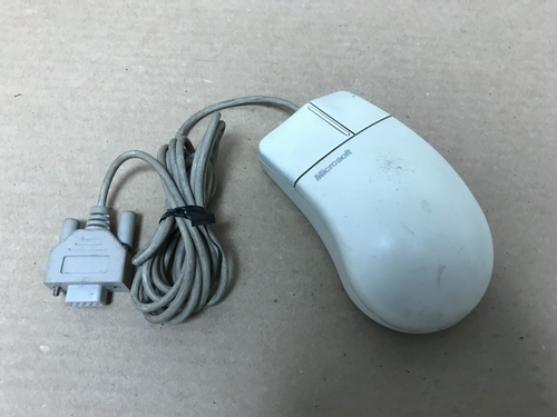 Vintage Microsoft Serial 2.0A Comfort 2 Button Mouse 50674 DB9 - Picture 1 of 3