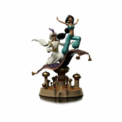 DISNEY - Aladdin and Yasmine 1/10 Art Scale Statue Iron Studios - Foto 3 di 7