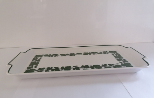 Meissen Porzellan Tablett Weinlaub Dekor, 29,5 cm, 2. Wahl, C57.2 - Bild 5 von 7