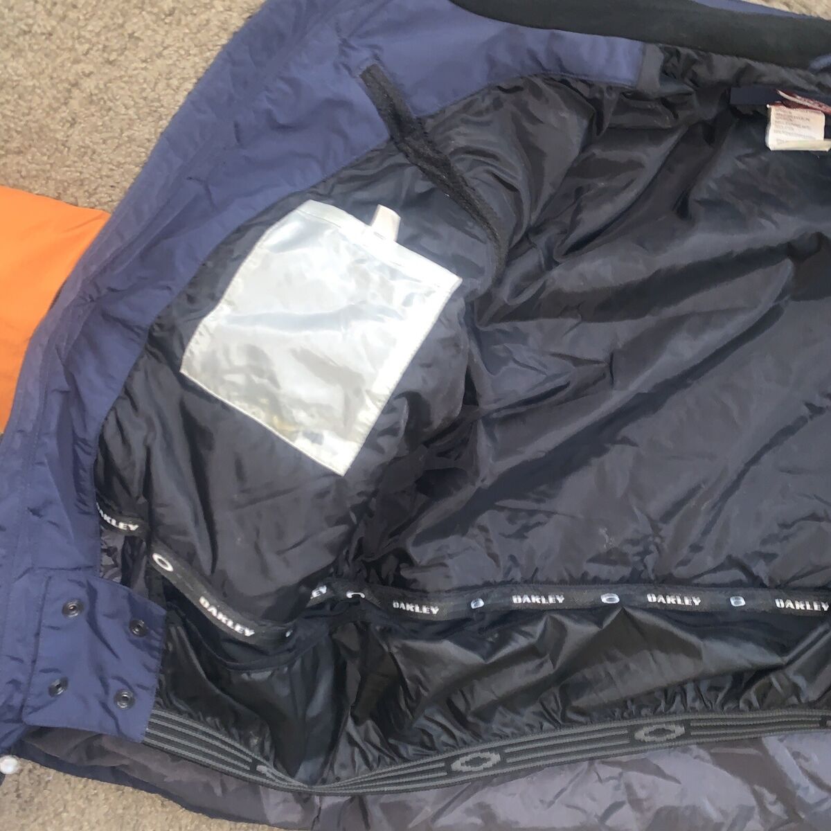 Oakley Nitro Fuel 2 Navy Ski Snowboard Jacket Coat Full Zip Oakley Nitro Fuel 2 Navy Ski Snowboard Jacket Coat Full Zip