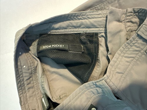 The North Face Womens Size 2 Gray Convertible Roll-Up Hiking Pants Stow Pocket - Picture 7 of 8