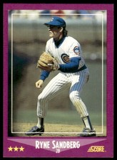 Ryne Sandberg 1988 Score #26 Chicago Cubs