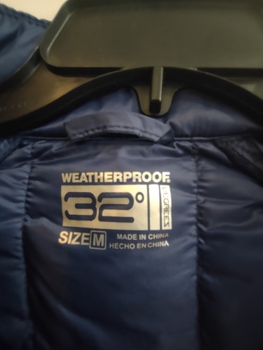Weatherproof 32° Nylon/Polyester Down Zip Up Jacket. NWT. Woman's Medium - Picture 6 of 7