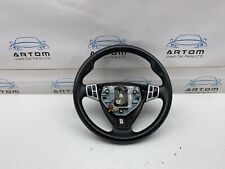 SAAB 9-3 MK2 FACELIFT MULTIFUNCTION BLACK LEATHER STEERING WHEEL 2007-2012