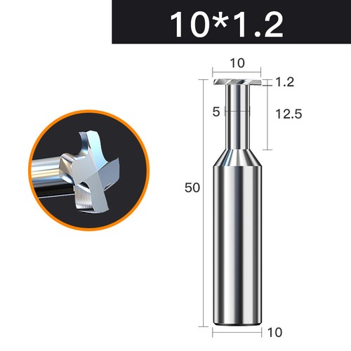 6 Spannuten Schaftfräser VHM-Fräser Vollhartmetall T Nutfräser 4-16mm Schaft - Bild 42 von 63