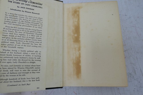 My Darling Clementine The Story of Lady Churchill by Jack Fishman Hardcover - Imagen 3 de 6