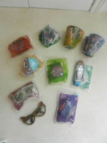 Mcdonalds Happy Meal Hotel Transylvania Toys Full Set x 10. 9 x Sealed