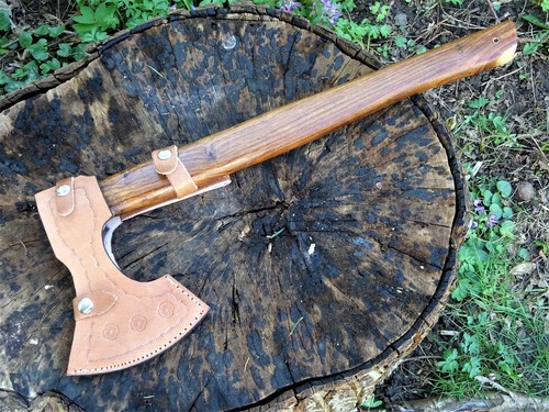 Axt-Beil-Handaxt-Wikinger-Mittelalter-Outdoor-Runen-Franziska - (801) - Bild 9 von 11