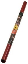 DIDGERIDOO DELUXE EN BAMBOU Décoration Aborigène, accordé en DO (130cm) + HOUSSE