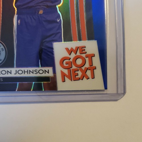 2019-20 NBA Hoops Premium Stock Cameron Johnson We Got Next Rookie Blue Prizm - Picture 5 of 11