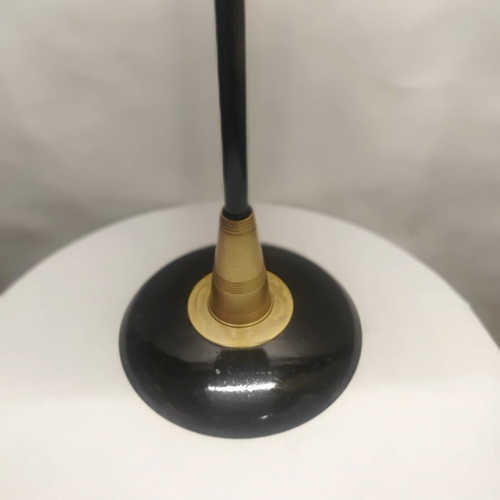 Art Deco MCM Brass Gazelle Metal Floor Ashtray Stand Hood Ornament Mod VTG READ - Picture 5 of 5
