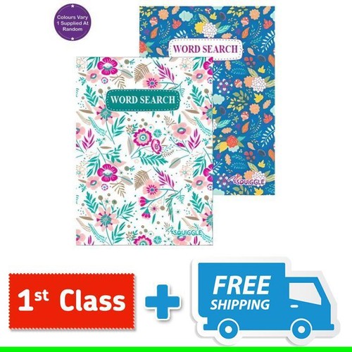 Squiggle Floral Cover Wordsearch A5 Assorted - Picture 4 of 7