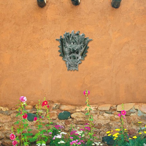 Drachenkopf-Brunnen, Wasserhahn, Wandbrunnen, Gartenwasserbrunnen, - Bild 5 von 12