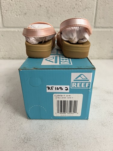 Reef Little Water Vista (CJ3978) Girl’s Sandals - Parfait Peach - Size: 7.0 M - Picture 6 of 7