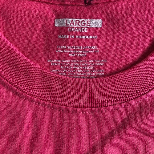 South Beach Miami Vice T-Shirt Size Large Adult Mens 100% Cotton Pink - Picture 6 of 6