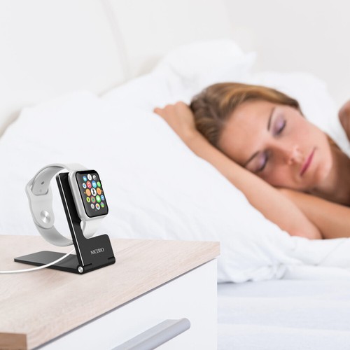 NICERIO Aluminum Alloy Charging Stand Support Holder for Watch (Black) - Zdjęcie 8 z 9