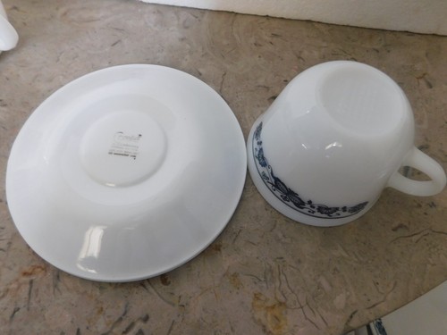 2 Corelle Livingware von Corning - Old Town Blue 116-5 16 tlg Set Vintage Ex - NM - Bild 6 von 8