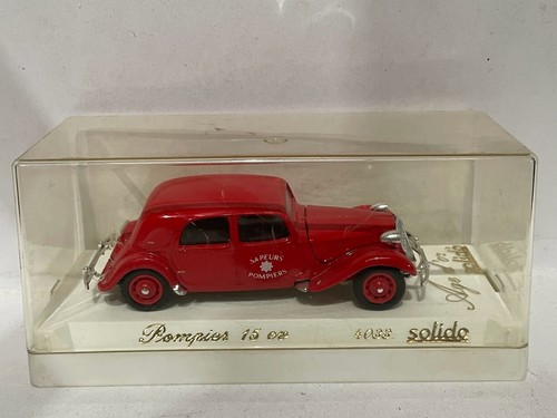 SOLIDO Citroen 15cv Ref 4033 1:43 coche bomberos Diecast - Imagen 7 de 7