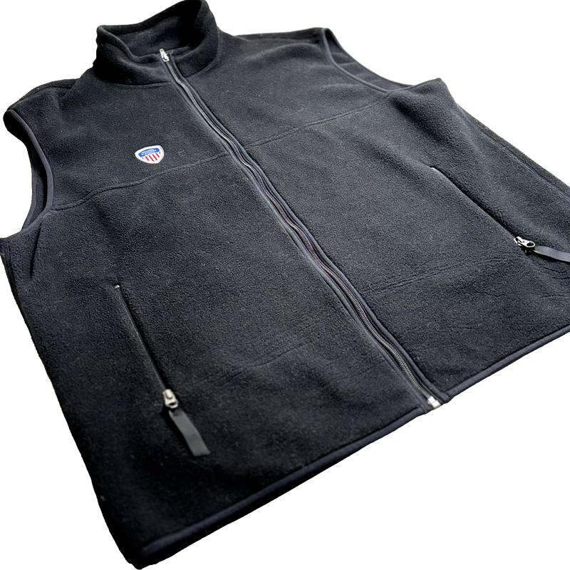 patagonia synchilla outdoor gillet fleece lined full zip sweater