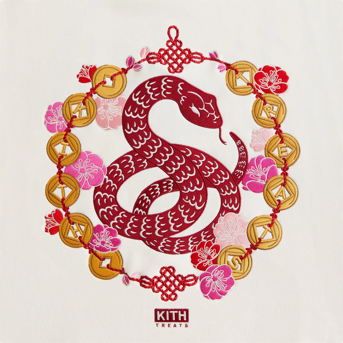 ★24AW 新作★Kith Treats Year Of The Snake Nelson Crewneck 🐍SOLD OUT🐍 Kith Treats Year of the Snake Nelson Crewneck