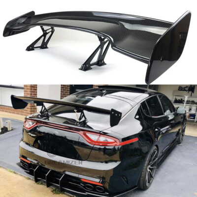 For Kia Stinger 45'' Carbon Fiber GT Style Racing Rear Trunk Spoiler Tail Wing