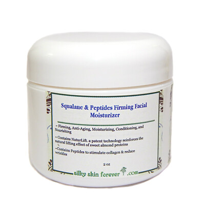 Squalane & Peptides Firming Face Cream Shea Butter Goat Milk Anti-Aging Wrinkle