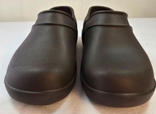 Y2K Crocs Lock Zoccolo Antiscivolo Lavoro Carriera Donna 11 Servizio Alimentari Marrone - Foto 5 di 19