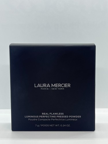 Polvo prensado Laura Mercier Real impecable perfeccionador translúcido 0,24 oz nuevo en caja - Imagen 2 de 3