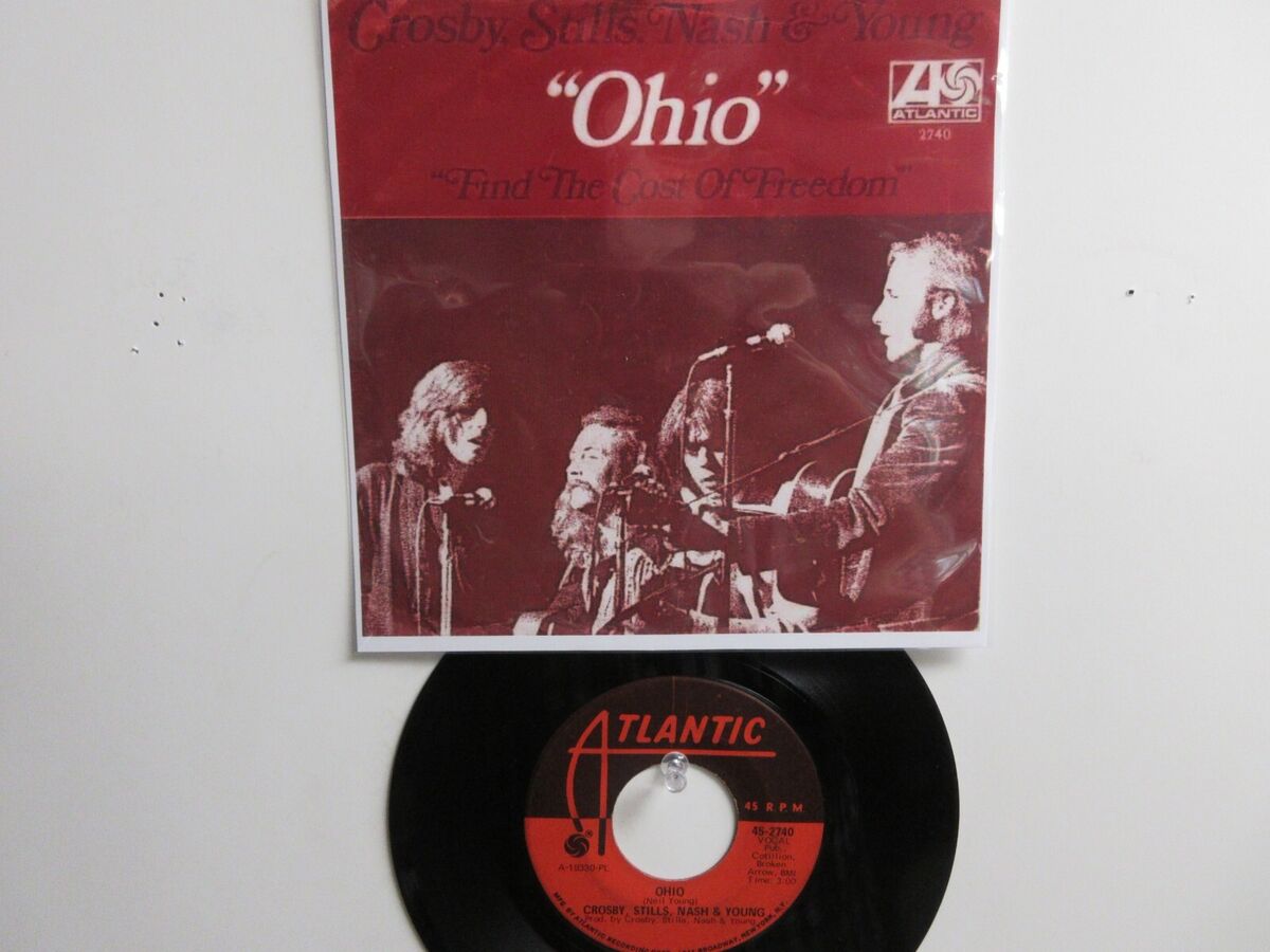 💥' CROSBY, STILLS, NASH & YOUNG ' HIT 45 +PICTURE [ OHIO 💥' CROSBY, STILLS, NASH & YOUNG ' HIT 45 +PICTURE [ OHIO