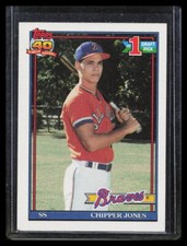 1991  Topps 40th Chipper Jones #333