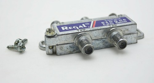 Regal S4DGH6 5-600 MHz CATV Coaxial Cable TV Antenna Signal 4-Way Splitter - Picture 4 of 5