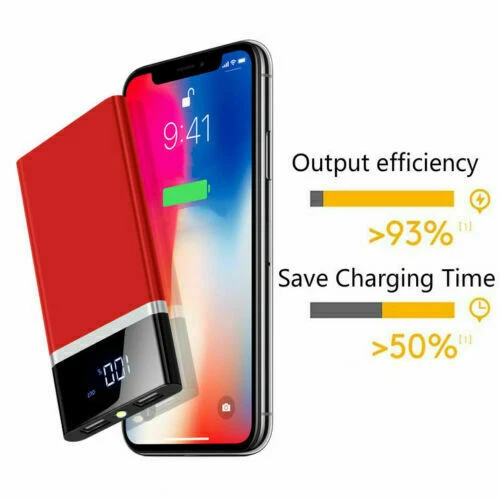 Power Bank 10000mAh 2USB External Battery Portable Charger For Mobile Phone US