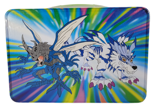 Metall Digimon Koffer Rix Spielzeugkoffer Kinderkoffer Lunchbox Originalverpackt - Bild 2 von 7