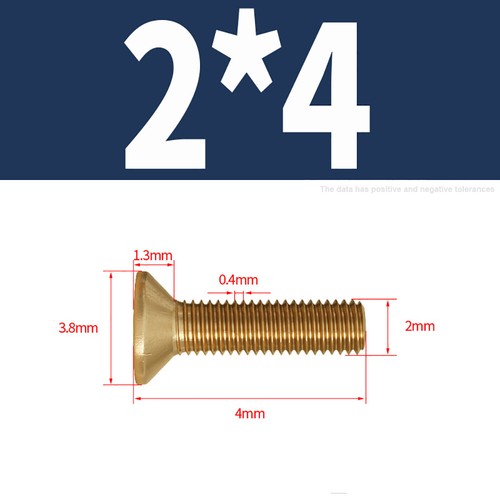 M2-M8 Solid Brass Phillips Countersunk Machine Screws Flat Head Bolts DIN 965 - Picture 14 of 73