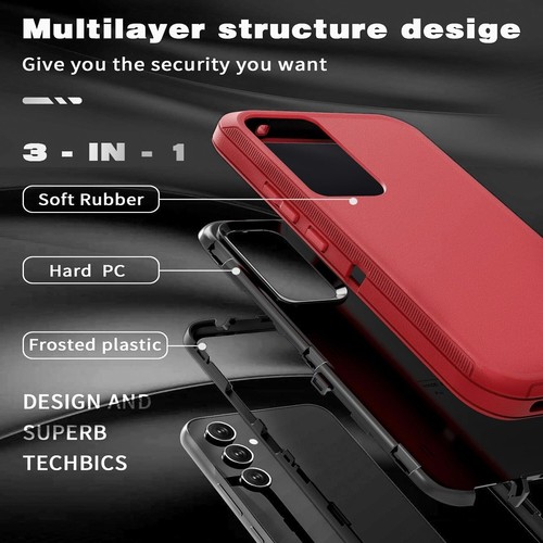 Coque pour Samsung Galaxy S21 FE avec clip compatible Otterbox Defender + verre trempé - Photo 31 sur 53