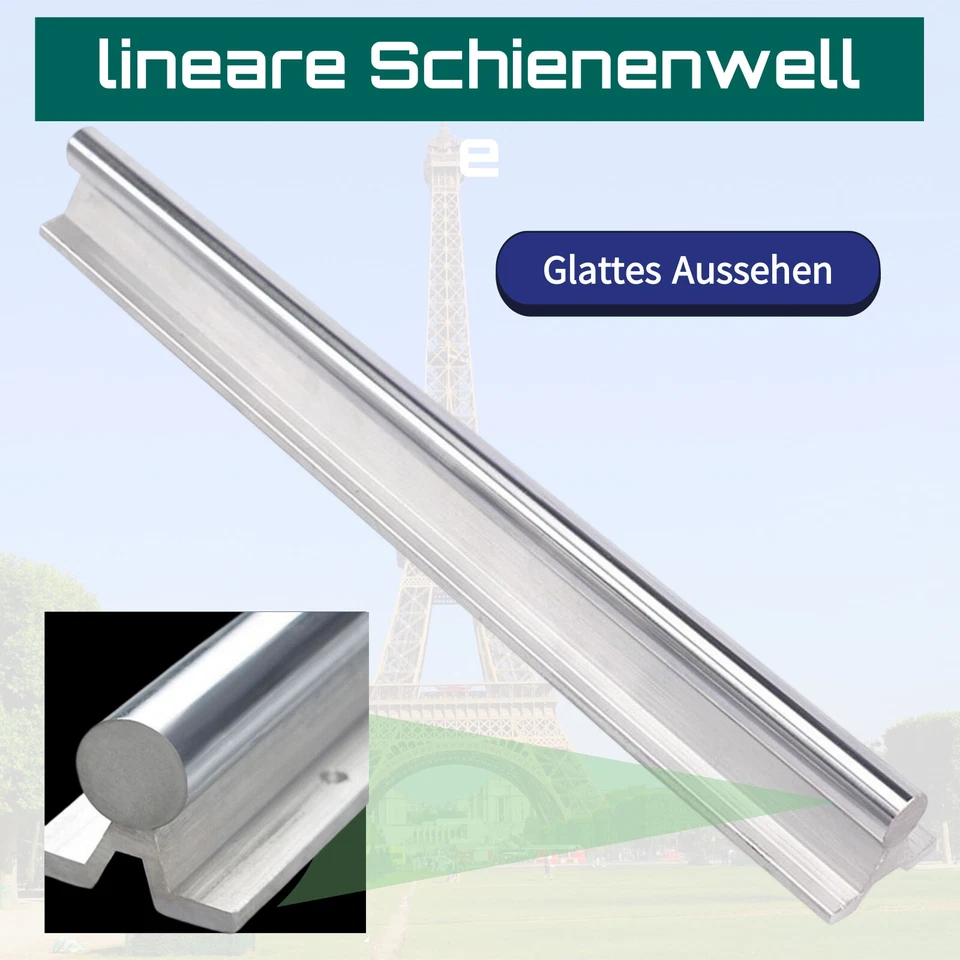 SBR10/12/16/20/25 Linearführung Gleitschiene+Linearblock SBR10/12/16/20/25UU CNC - Bild 4 von 4