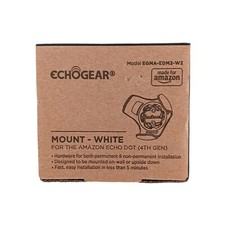Echogear Mount White Amazon Echo Dot 4th Gen NEW