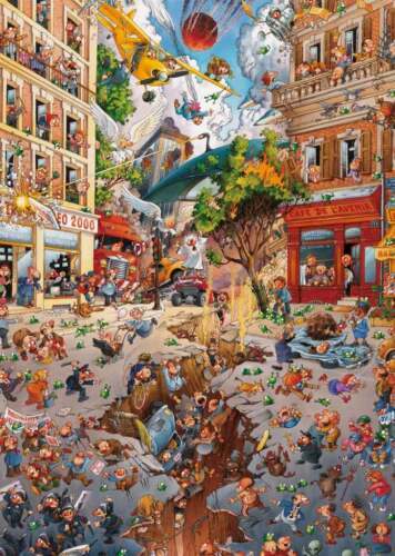 Puzzle 4000 pieces Heye: the History of the world. The second opus. 