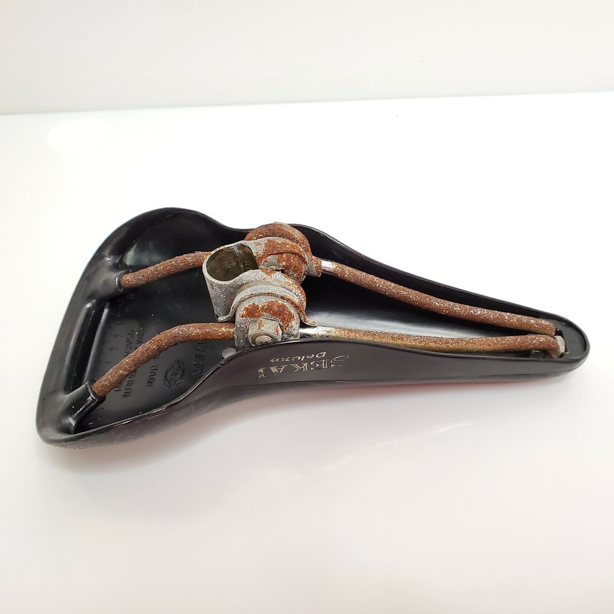 Vintage Kashimax Sekai Deluxe BMX Saddle Seat Black 7382