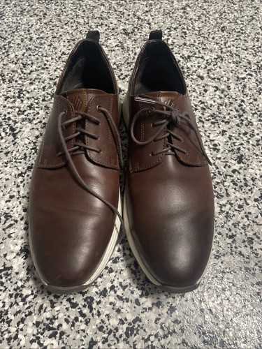 JOHNSTON MURPHY Mens 9.5 M Shoes BURGUNDY LEATHER - Picture 2 of 5