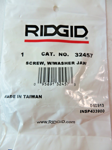 RIDGID Screw  w/ Washer Jaw Cat # 32457 - Picture 1 of 2