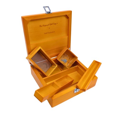 Wolf Productions Deluxe Range - Rolling Boxes - Wooden Roll Box from SMO-KING - Picture 8 of 10