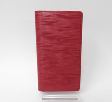 Authentic LOUIS VUITTON Epi Agenda Bifold Notebook Cover  41991