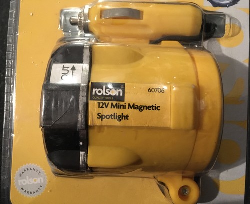NEU UND VERPACKT Rolson 12 V Mini magnetischer Scheinwerfer inkl. Auto 12 V Autoadapter & Kabel - Bild 2 von 4