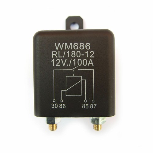 160477 0-727-10 ÄQUIV 12 V 100 AMP SCHWERLAST SPLIT LADE RELAIS FREIZEIT AKKU - Bild 1 von 3